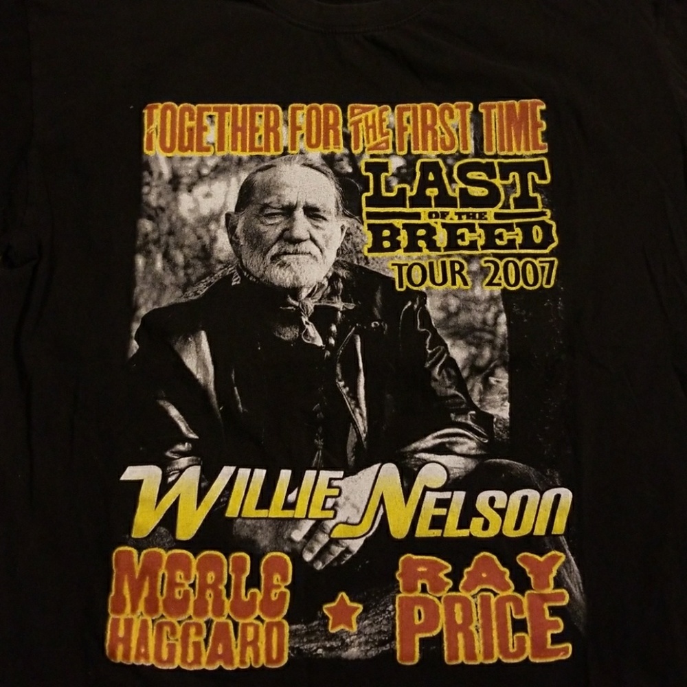 Willie Nelson concert t-shirt 2007